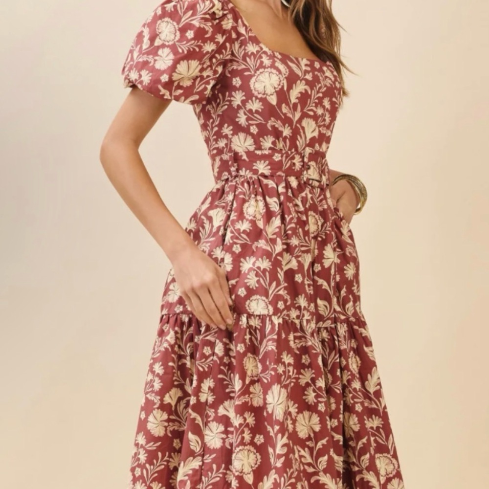 Floral Print Maxi Dress